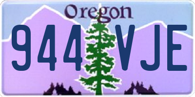 OR license plate 944VJE