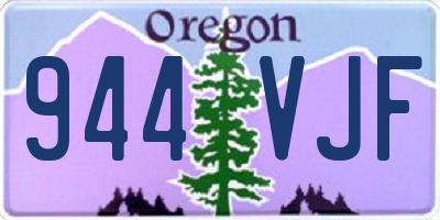 OR license plate 944VJF