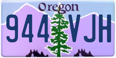 OR license plate 944VJH