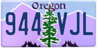 OR license plate 944VJL