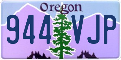 OR license plate 944VJP