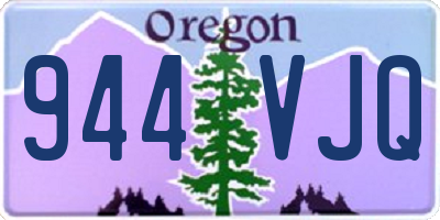 OR license plate 944VJQ