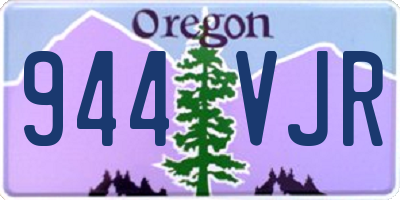 OR license plate 944VJR