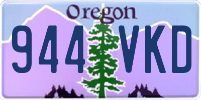 OR license plate 944VKD