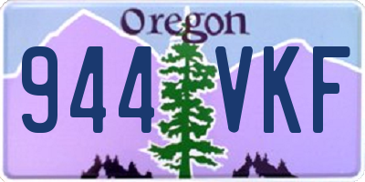 OR license plate 944VKF