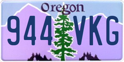 OR license plate 944VKG