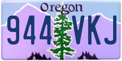OR license plate 944VKJ