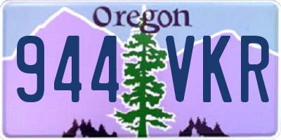OR license plate 944VKR