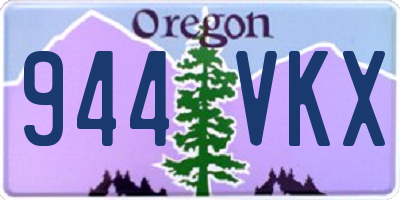 OR license plate 944VKX