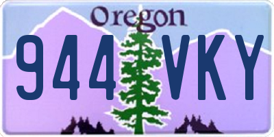 OR license plate 944VKY