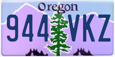 OR license plate 944VKZ