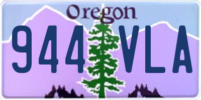 OR license plate 944VLA