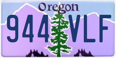 OR license plate 944VLF