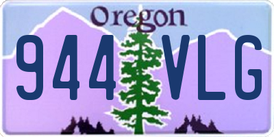 OR license plate 944VLG