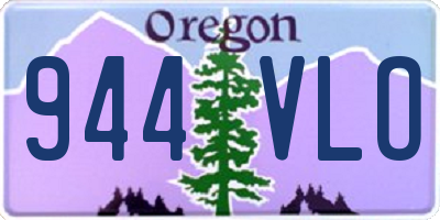 OR license plate 944VLO