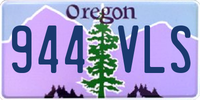 OR license plate 944VLS