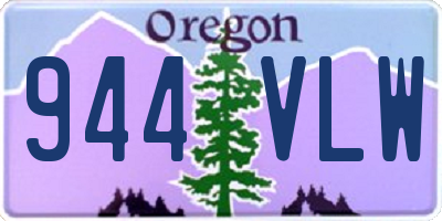OR license plate 944VLW