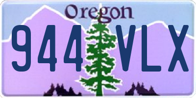 OR license plate 944VLX
