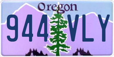 OR license plate 944VLY