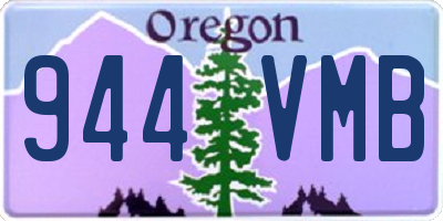 OR license plate 944VMB