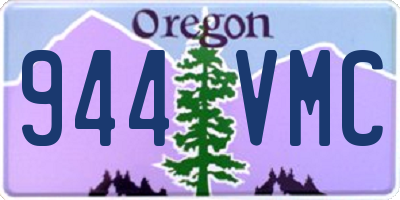 OR license plate 944VMC