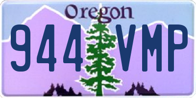 OR license plate 944VMP