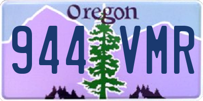 OR license plate 944VMR