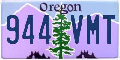 OR license plate 944VMT