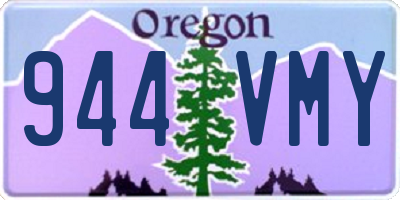 OR license plate 944VMY
