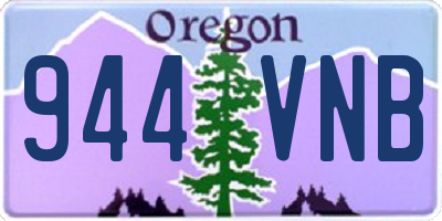 OR license plate 944VNB