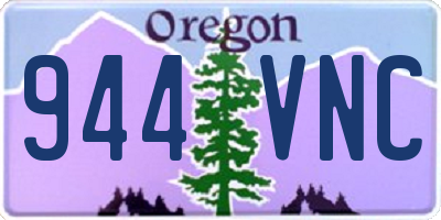 OR license plate 944VNC