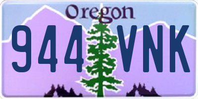 OR license plate 944VNK