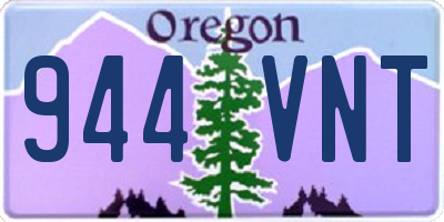 OR license plate 944VNT