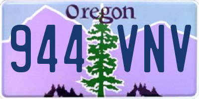 OR license plate 944VNV