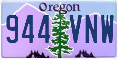 OR license plate 944VNW