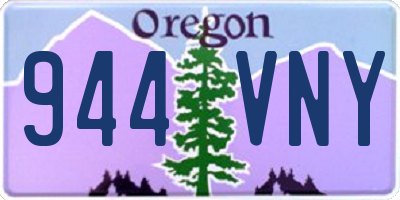 OR license plate 944VNY