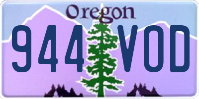 OR license plate 944VOD