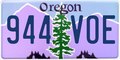 OR license plate 944VOE