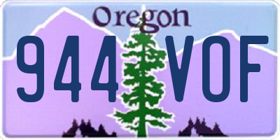 OR license plate 944VOF