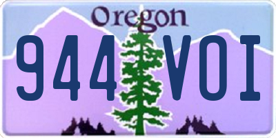 OR license plate 944VOI