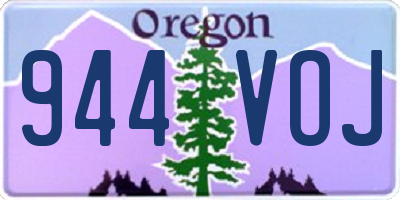 OR license plate 944VOJ