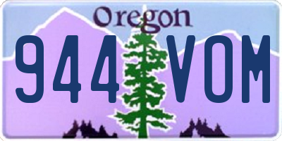 OR license plate 944VOM