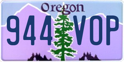 OR license plate 944VOP