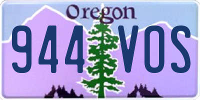 OR license plate 944VOS