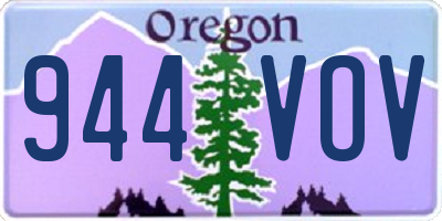 OR license plate 944VOV