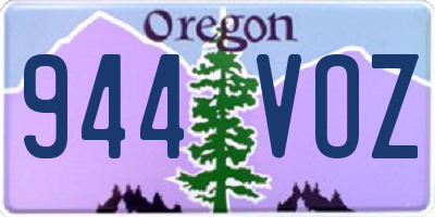 OR license plate 944VOZ