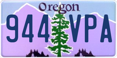 OR license plate 944VPA