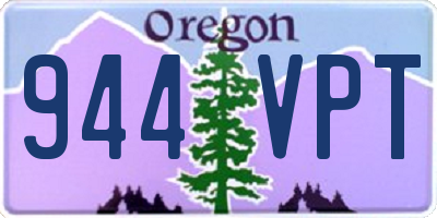 OR license plate 944VPT