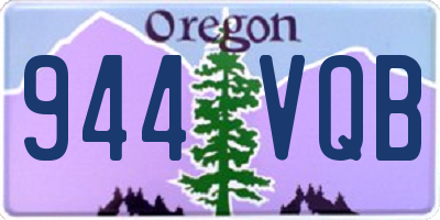 OR license plate 944VQB