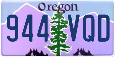 OR license plate 944VQD